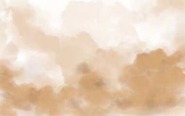 Wall Mural - Brown smoke background