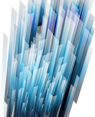 Aufkleber - abstract background wiht straight blue lines