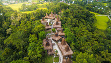 Aerial View Of Kampung Adat Praijing Traditional Hut, Sumba, Indonesia