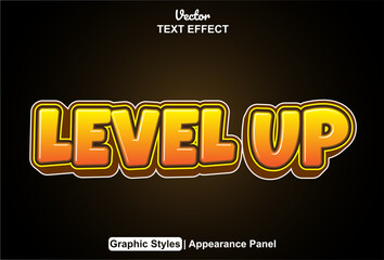Text effects level up with graphic styles and can be edited.