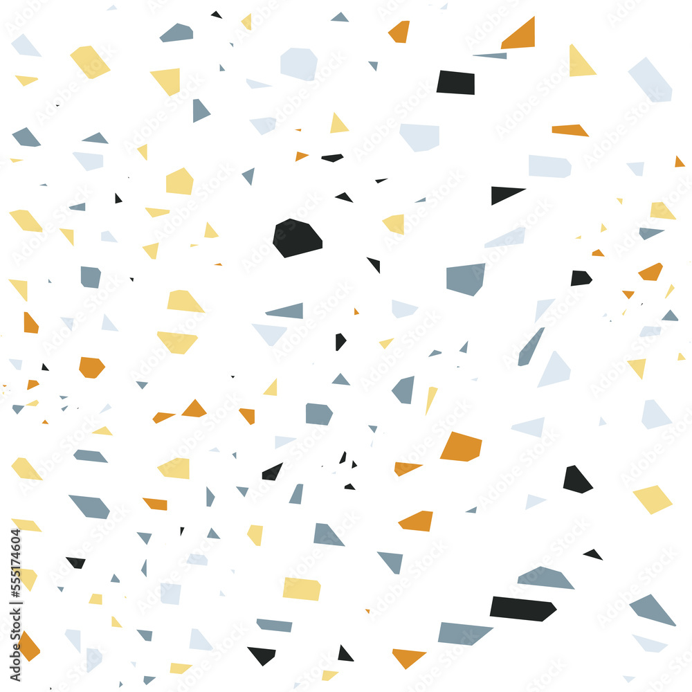 terrazzo pattern vector flooring seamless texture. Realistic vector ...
