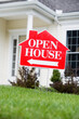 © Designpics - Open House signboard in front of a house
