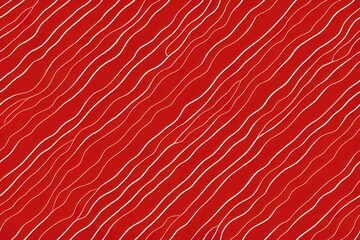 Wall Mural - Doodled in red lines, this seamless design is fun and whimsical. Colorful geometric shapes on a colorful backdrop. Generative AI