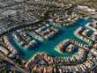 Aerial of West Sahara gated community in Las Vegas, Nevada