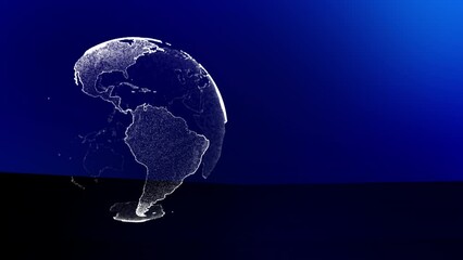Wall Mural - background space earth, world abstract light neon global design sphere