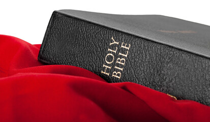 Wall Mural - Christianity Black holy bible. Religion concept