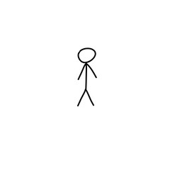 man drawn, different poses, sticks figure people pictogram