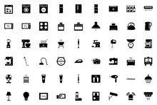 SVG Home Appliances Icons Set