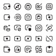 © lutfi - vector illustration, transaction icon set, payment icon set, wallet icon, commerce icon set, business icon set, line icon