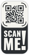 © vadymstock - QR code scan me in speech bubble, scan me concept, icon.