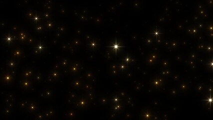 Wall Mural - falling heavenly stars particles light background loop