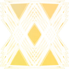 Abstract transparent blank golden texture shape design element.