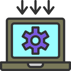 Poster - Data Processing Icon