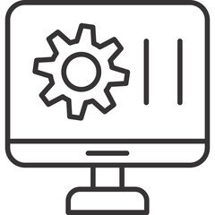 Canvas Print - Settings Icon