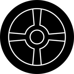 Poster - Wheel Icon