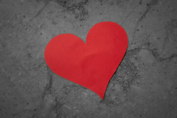 valentines day love letter so far blank unwritten on a heart shaped piece of red card as a gift to show love and affection for a specific person who they adore during the yearly special day