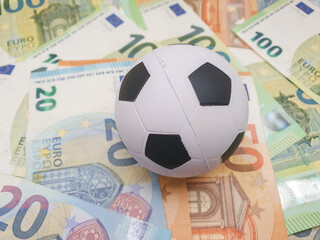 Poster - football and money