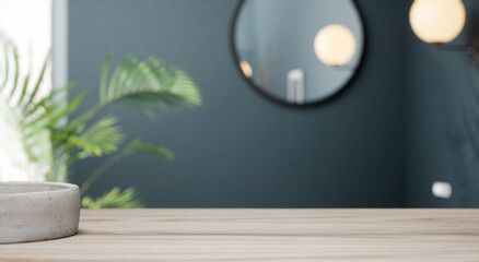 Packshot background for cosmetic products - modern bathroom