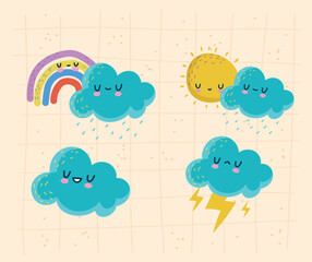 Canvas Print - sky kid illustrations