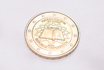 A coin collection of 2 euro commemorative coins