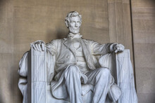 Statue Of Abraham Lincoln, Lincoln Memorial, Washington D.C., United States Of America