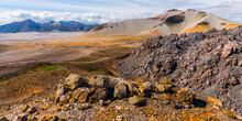 A Lava Plug Marks The Vent Of Novarupta, Which Erupted In 1912 And Created The Valley Of Ten Thousand Smokes In Katmai National Park And Preserve; Alaska, United States Of America