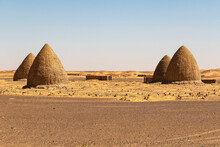 Islamic Cemetery With Qubbas; Old Dongola, Northern State, Sudan