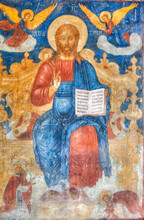 Fresco In The Church Of St John The Baptist; Yaroslavl, Yaroslavl Oblast, Russia