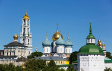 View Of The Trinity Sergius Lavra Monastery Complex; Sergiev Posad, Moscow Oblast, Russia