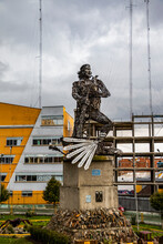 Statue Of Ernesto 'Che' Guevara; El Alto, La Paz, Bolivia