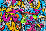 Fototapeta Fototapety dla młodzieży do pokoju - Graffiti Background, Graffiti art, Abstract Graffiti background 