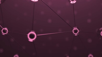 Wall Mural - plexus fantasy abstract technology and engineering background. design. concept of artificial intelli