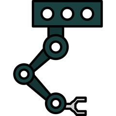 Sticker - Industrial Robot Icon