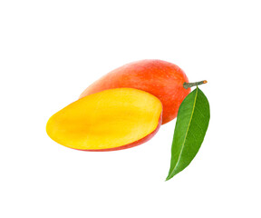 Poster - Mangoes isolated  on  trantsparent  png