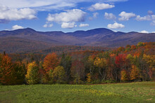 Autumn Scenic, Stowe, Vermont, USA