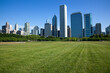 © Designpics - City Skyline from Butler Field in Grant Park, Chicago, Illinois, USA