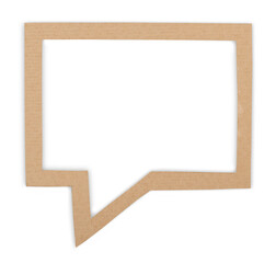 Canvas Print - origami talk tag recycled paper craft stick