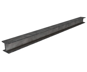 3d rendering iron double T bar