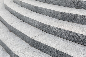 Wall Mural - view of granite steps outdoors, closeup