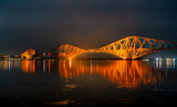Icon of Scotland: Forth Bridge on a starry night