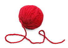 New Red Yarn Thread Ball