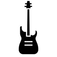 Wall Mural - electric guitar icon	
