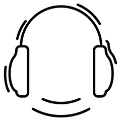 Wall Mural - headphone icon