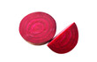 slice of beetroot isolated on transparent png