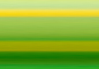 Wall Mural - Yellow and Green horizontal stripes gradient design art for backgrounds. Blurred Motion. Vector Illustration.