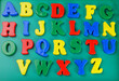 © Raksha - Colorful plastic alphabet letters isolated.
