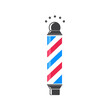 barber pole icon jpg illlustration design. the barbershop cylinder lights turned and lit
. Classic Barber shop Pole isolated on a white background jpeg
