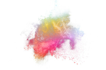 Wall Mural - colorful powder explosion