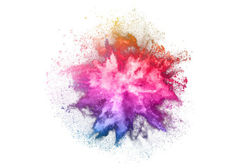Wall Mural - colorful powder explosion