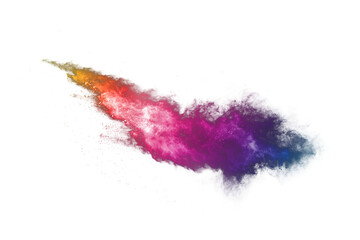 Wall Mural - Colorful powder explosion